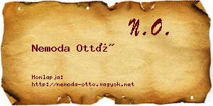 Nemoda Ottó névjegykártya